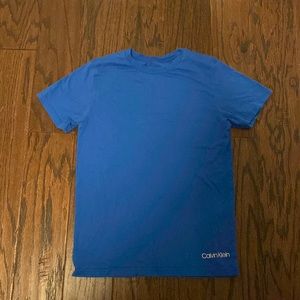 New, Calvin Klein blue shirt
